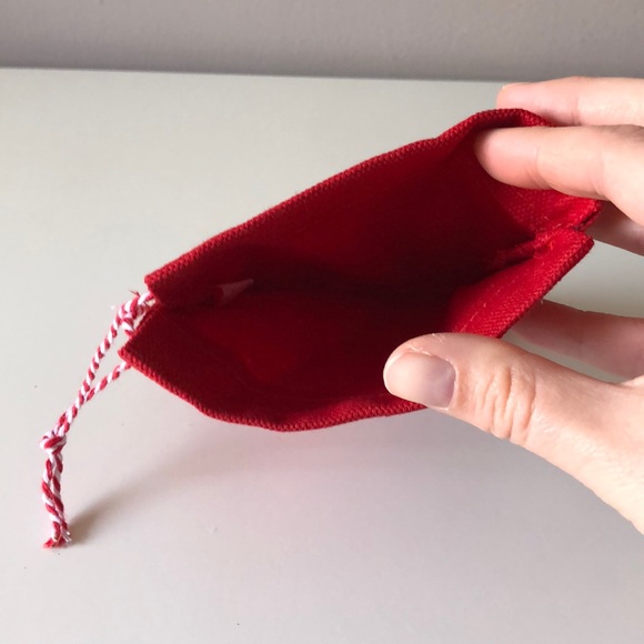 Red Drawstring Pouch - Picture 2 of 2